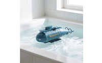 Submarine Toy with LED Light Rechargeable Wireless Control Underwater Model Plastic Shell Suitable for Kids Bath Pool Entertainment