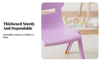 Thickened Design Small Plastic Chair with Backrest Easy to Clean childs' Stool Lightweight young child Seat Strong Load-Bearing for Kindergartens, young children, Preschoolers, Kindergarten, Preschool, Bathroom, Daycare kindergarten