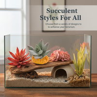 Artificial Succulent Reptile Terrarium Decor Plant