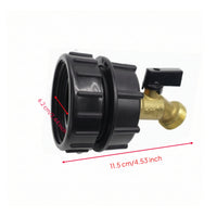 Tank Faucet Adapter Tote Adapter with Faucet Angled for Homeowners