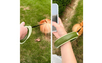 Color Block Design Retractable Dog Leash Reflective Feline and Dog Leash Single-Button Control Ergonomic Grip for Outdoor, Training