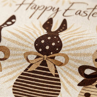 4Pcs Mode Carrots Rabbits Bunny Happy Easter, Linen Placemat Decorative Textile Dining Placemat Sturdy Washable Kitchen Table Mat for Families, Hosts, Holiday Dinners, Parties, Restaurants