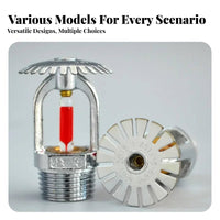 Fire Sprinkler Head 3C Certified 68 Degree Sprinkler Head Copper Alloy Construction Building Hardware