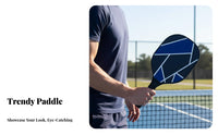Lightweight Pickleball Paddle Set Non-Slip Grip Pickleball Racket Kit Enlarged Sweet Zone for Children, Men, Outdoor, Indoor