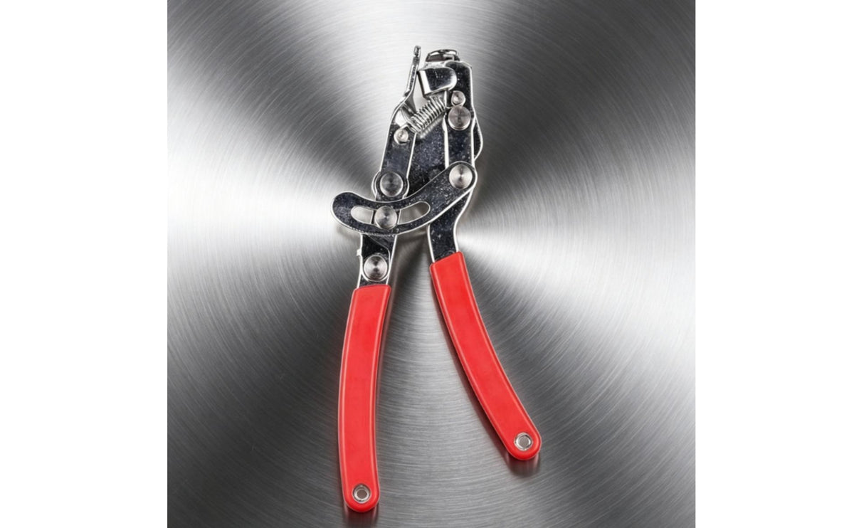 Spring-Loaded Cycle Cable Puller Pliers Multi-Joint Brake Shifter Cable Tension Plier Narrow Jaw Cycling Equipment Red Coated Handles for Maintenance