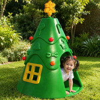 Children's Playhouse, Multicolored Wendy House Outdoor, Toddler Garden Toys, Synthetic Material Playground