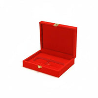 Matrimony Bar Presentation Box Bar Presentation Box Hinged Lid Gift Packaging Wear Resistant Display Case