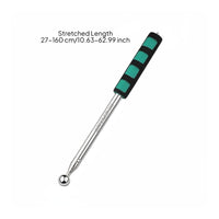 Round Ball Head Extendable Tile Sounding Hammer Anti-Skid Handle Hollow Wall Identifier Rod Long-Lasting Telescopic Inspection Hammer Comfortable Foam Grip for House Inspectors, Homeowners, Construction Workers, Renovation Projects