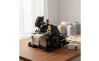 Three-Thread Overlocker High Speed Electric Serger Machine Adjustable Differential Feed Portable Serger for Home Sewers, Tailor Shop, Small Business