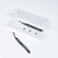 Acrylic Eyelash Tweezer Case Tweezer Storage Box Tool Organizer for Lash Technicians