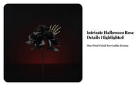 Halloween Gothic Flower Spray Lightweight Skeletal Hand Flower Arrangement Decor for Photo Props