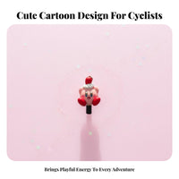 Tire Valve Stem Cap Easy to Install Decorative Valve Stem Cap for Anime Fans, Cyclists, Outdoor Biking, Daily Commute, Desk Decoration
