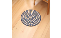 Foot Massage Mat with Wooden Nodes Portable Foot Massager Mat Massage Pad with Wooden Beads Safe Slim Design for Adults, Home