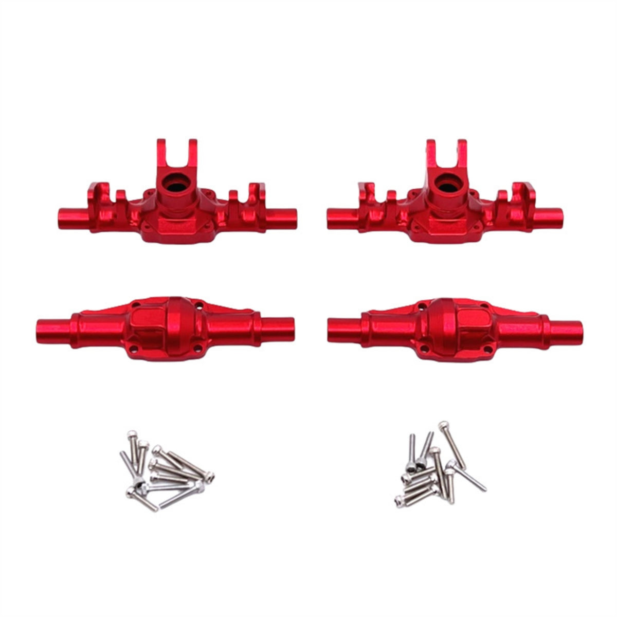 RC Axle Housing with Screws Upgrade Replacement Aluminum Axle Cover Easy to Install Hardware for Crawler Builders
