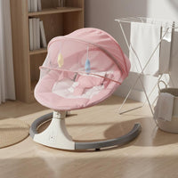 Electric Infant Swing Remote Control Infant Swing with Canopy Bluetooth Music Automatic Infant Rocker for Infants, Newborns
