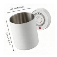 Electric Vacuum Canister Indicator Lights Vacuum Coffee Canister Release Release Mechanism Stainless Steel Coffee Container