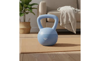 Easy Grip Soft Kettlebell Floor Friendly Quiet Kettlebell Flat Bottom Strength Training Equipment for Home Workout