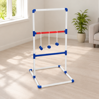 Ladder Toss Garden Games, Outdoor Garden Games for Families, Portable Lawn Games for BBQs, Summer Holiday Game