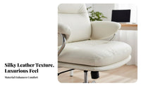 Cute Design bread pieceShaped Chair Comfortable paddinging Computer Seat Adjustable Height Office Furniture 360-Degree rotate for Remote Workers, Students, Adults, Study Room, Bedroom