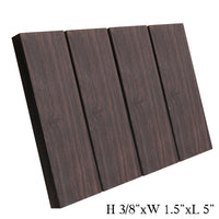Ebony Wood Block for DIY Knife Handle, Knife Scale, Musical Instrument, 120x40x10mm