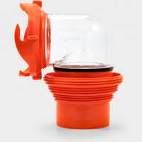 RV Sewer Hose Elbow Adapter Clear RV Sewer Elbow with Gasket Transparent Leak-Proof for Campers, Campgrounds, Travel Trailers