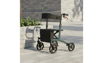 Ultralight Carbon Fiber Rollator Mobility Aid Lightweight Carbon Fiber Rollator Storage Bag Mobility Aid Height Adjustable for Seniors, Shopping