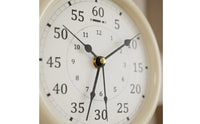 Dual Scale Analog Wall Clock Black Hands Round Wall Clock Large Numerals Room Decoration Central Mount