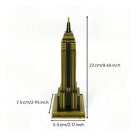 Architectural Monuments Figurine Model Architectural Building Model Metal Souvenir for Tourists, Collectors, Shelf, Office