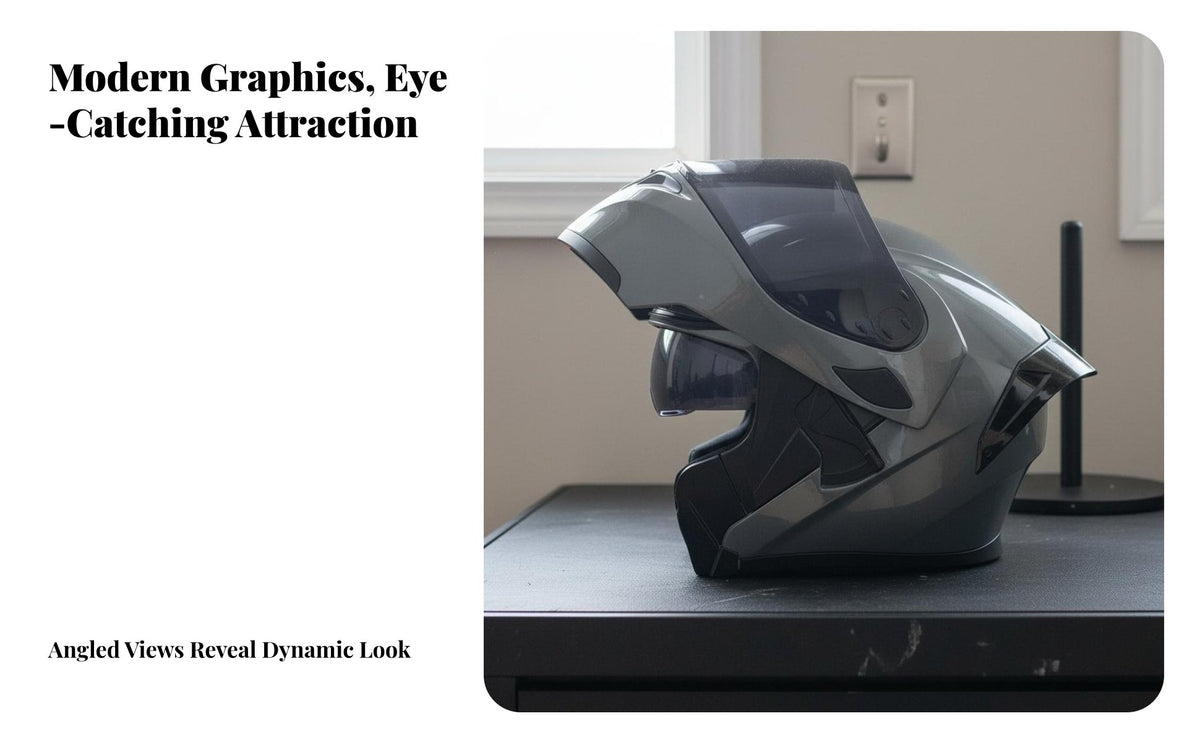 3C Certified Flip-up Full-Face Helmet Removable and Washable Liner Flip up Full Face Helmet Lightweight Design Safeguarding Headwear Quick Release Buckle for Riders with Large Heads, Street Riding, Commuting, Touring