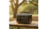 Portable Power Station Rechargeable Portable Power Station with Alternating Current Outlets 600W Solar Generator for RV Owners, Camping, Emergencies