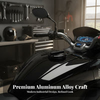 Motorcycle Fuel Reservoir Cap Direct Replacement Aluminum Fuel Reservoir Cap Long-Lasting Anodized Finish