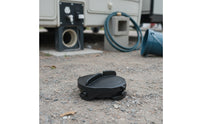 RV Hose Cap with Clamp Two-handleHandle RV Sewer Hose Cap Compact Leakleakproof for Trailer Owners, Outdoor Camping