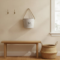 Wall Hanging Planter Rustic Hanging Wall Planter Antique Finish for Living Room