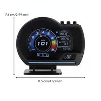 Car Display Fault Code Read Vehicle Diagnostics Port Intelligent Meter Plug and Play Multifunction Car Meter DIY Mechanics, Night Driving