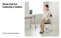 Foldable Plastic Folding Chair Space-Saving Seating Furniture Multi-Purpose Portable Seat Easy Unfold and Close for Event Organizers, Office Managers, Conference Room, Outdoor Events, Queueing, Gardening