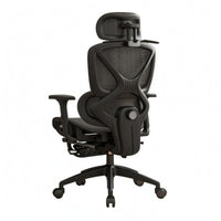 Ergonomic Office Chair Footrest Ergonomic Mesh Chair Padded Armrests