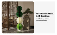 verdant cellular Paper Pillar Classical aesthetic function Furnishing Foldable Design