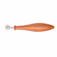 Clay Stamping Tool with Stainless Steel Head Rotatable for Surface Decoration