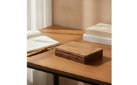 Paint Box with Mixing Small Tray Wooden Paint Box Mini Wooden Palette with Mixing Tray for Artists