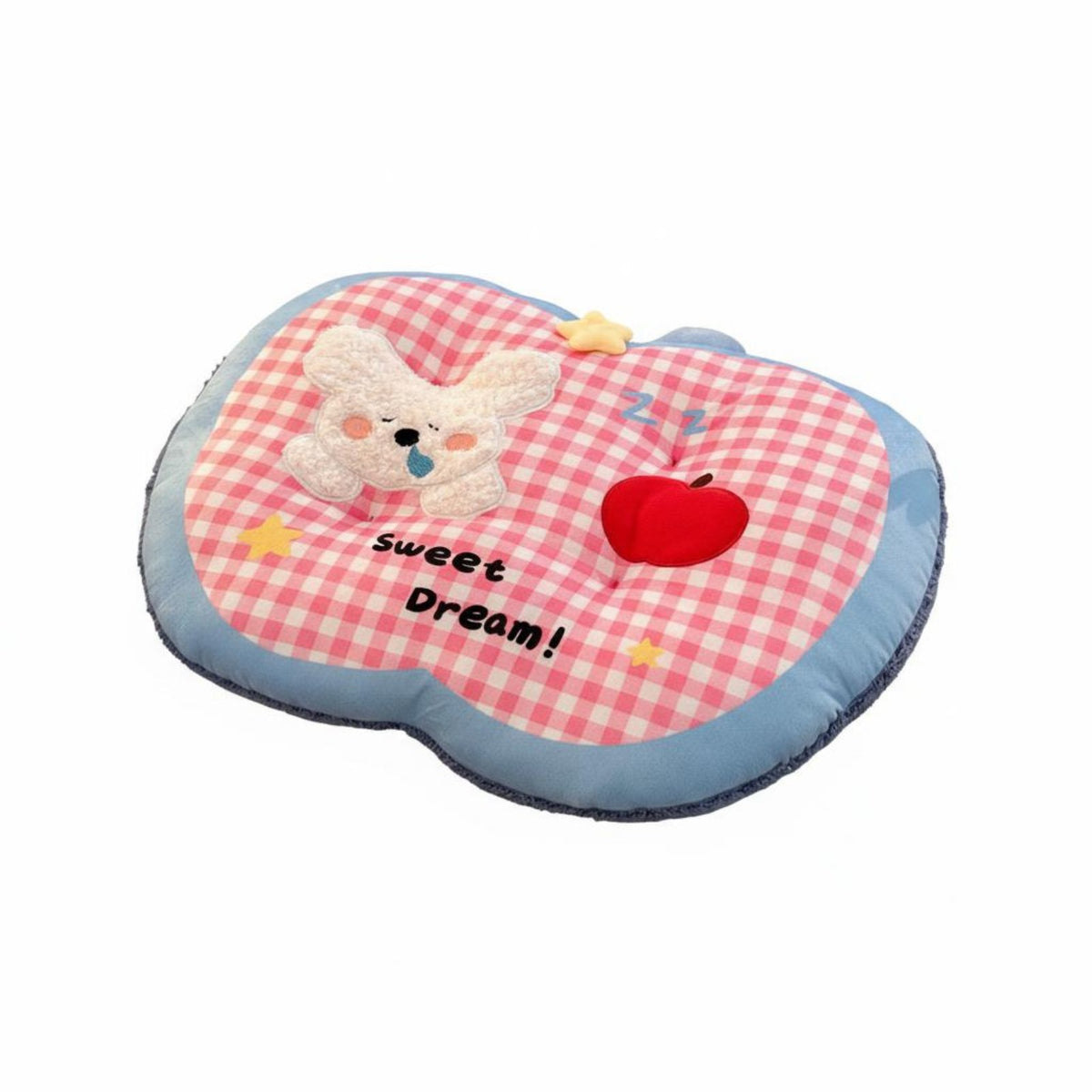 Cute Design Cartoon Floor Pillow Multi-Functional Apple Shaped Chair Pad Soft Crystal Velvet for Students, Teens, Car, Bay Window, Dormitory