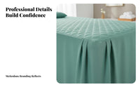 4 Pieces All-Season Use Beauty Bed Cover Set with Face Hole Super Soft Material 4-Piece Massage Table Sheet Set for Estheticians