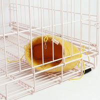 Gold Ingot Hamster Hide and Hamster Bed, Thermal Windproof Short Plush Winter Shelter, Hanging or Floor Standing Shelter, 19 x 14 x 10 cm