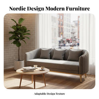 2-Person Round Dining Set Nordic Design Cafe Furniture Modern aesthetic Seating Arrangement for Restaurant Managers, duos, Bar, Reception Area, Balcony