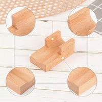 Wooden Sushi Holder Japanese Style Sushi Holder Sashimi Stand Multipurpose Serving Tray Space-Saving for Home Hosts