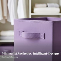 textile Storage Cube uniform Color Foldable textile Cube uncoveredtopTop for Playroom, Kids