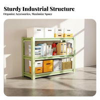 Thickened Material Multi-Tier Metal Shelf Rustproof Unrestricted Standing Storage Rack Rust Resistant 5 Tier Metal Shelving Easy Assembly for Shop Owners, DIY Enthusiasts, Industrial Areas, Workshop, Living Room, Bedroom