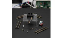 Solderless Connection HO Scale Track Power Connector Easy Installation Model Train Track Feeder Clip-on Design Model Railway Electrical Connector for Hobbyists, Miniature Scene Building