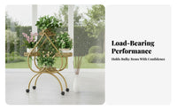 Multi-Tier Heart-Shaped Flower Rack Floor-Standing Heart-Shaped Planter Shelf Indoor & outdoorsdoor Use Plant Stand Space-Saving for Gardeners, Balcony, Living Room, Patio, Entryway