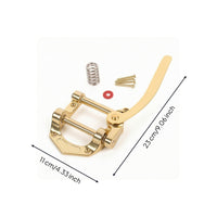 Tremolo Bridge Electric Guitar Bridge with Tremolo Arm Anti Bending Bar for Builds