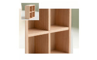 Unfinished Miniature Wooden Cabinet DIY Dollhouse Cabinet Paintable Dollhouse Cupboard Realistic for Collectors